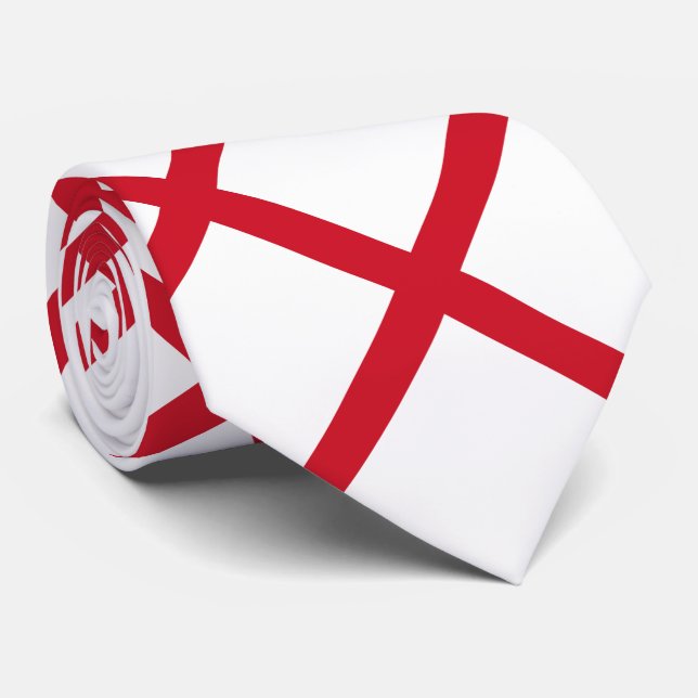 England Flag Tie (Rolled)