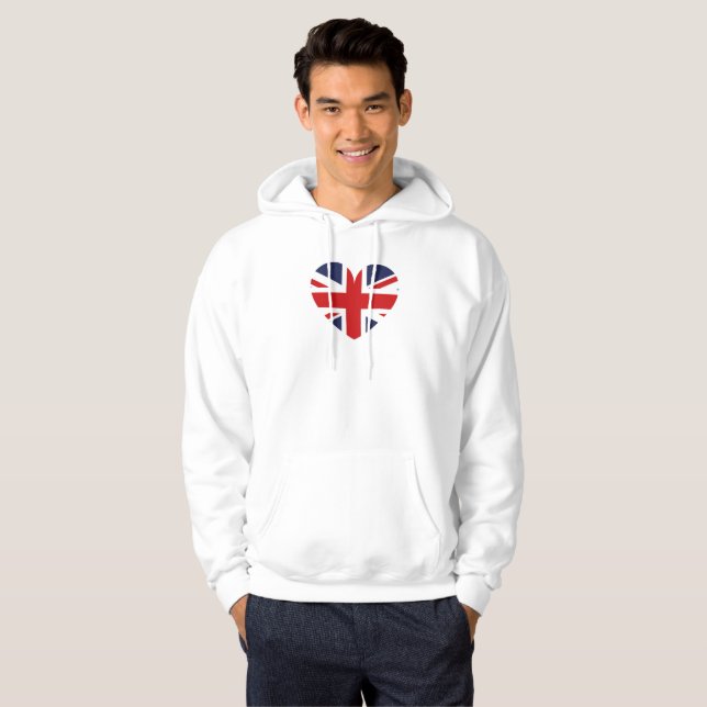 England Flag /Union Jack Hoodie (Front Full)