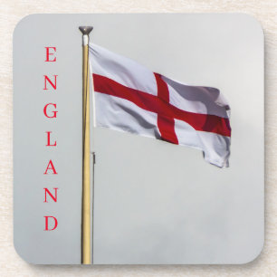 England flag view coasters