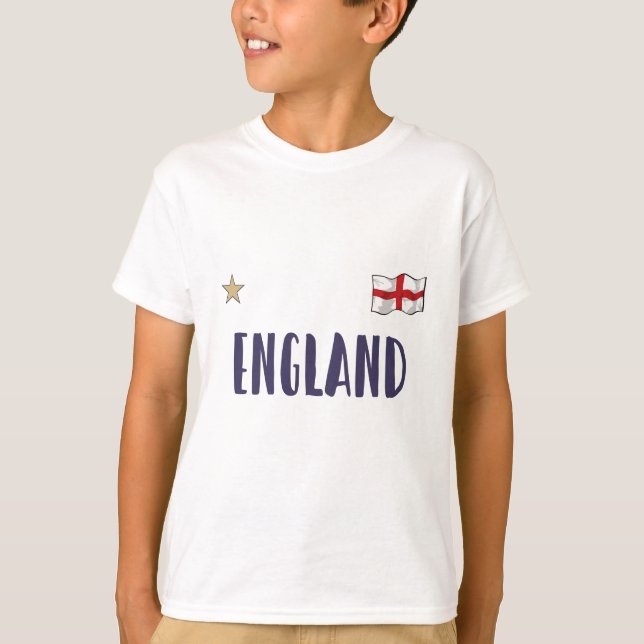 England Football Fan Shirt English Flag (Front)