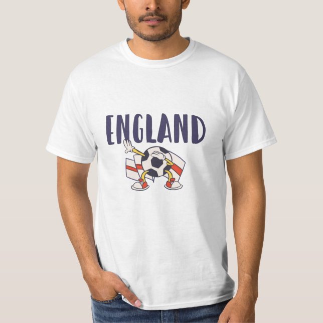 England Football Fan Shirt English Flag (Front)