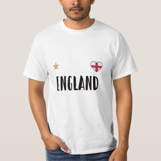 England Football Fan Shirt English Flag (Front)