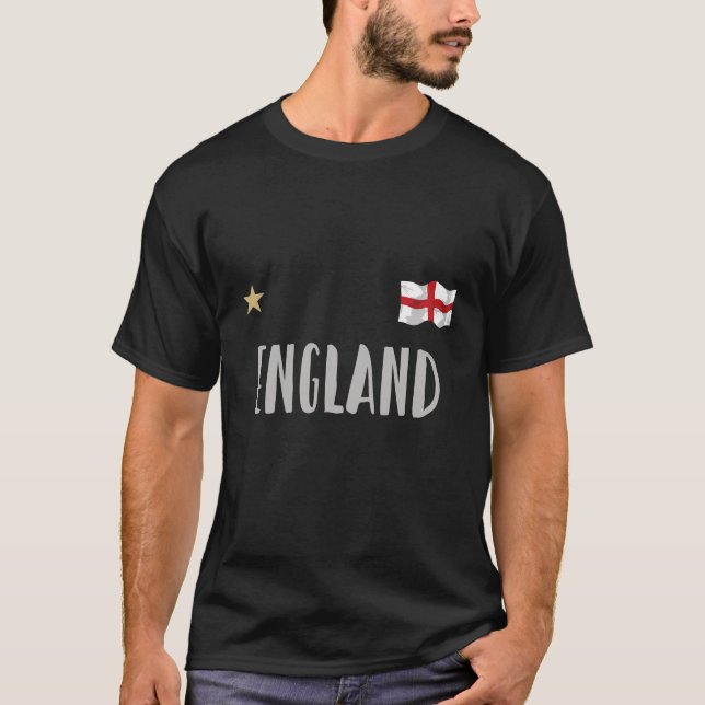 England Football Fan Shirt English Flag (Front)