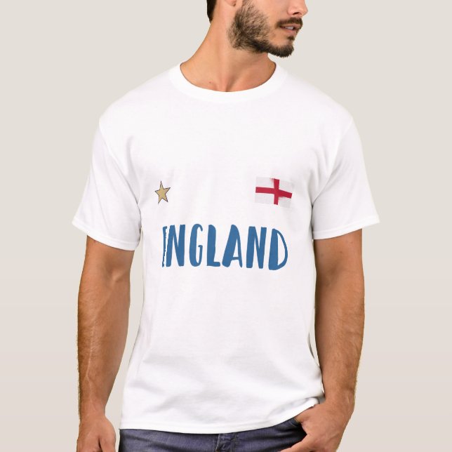 England Football Fan Shirt English Flag (Front)