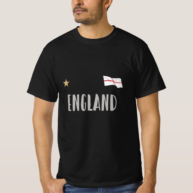 England Football Fan Shirt English Flag (Front)