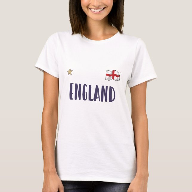 England Football Fan Shirt English Flag (Front)