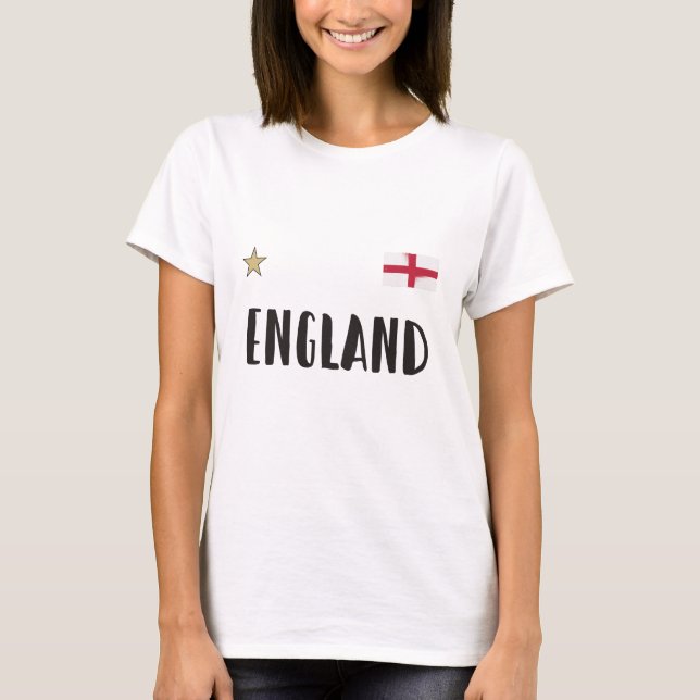 England Football Fan Shirt English Flag (Front)