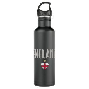 England Football Fan Shirt English Flag 710 Ml Water Bottle