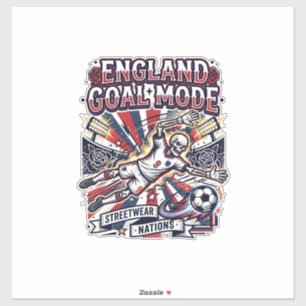 England Goal Mode Skeleton Striker Nations Streetw