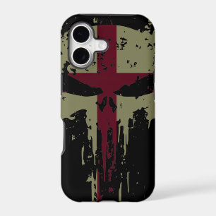 England Grunge skull  Case-Mate iPhone Case