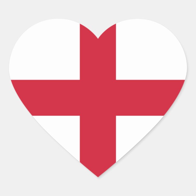 england heart sticker (Front)