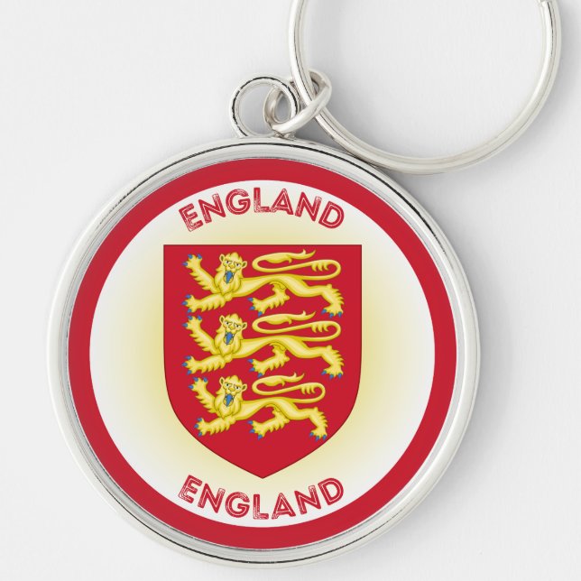 England Heritage Emblem Key Ring (Front)