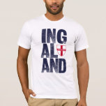 England Ingaland White T-Shirt<br><div class="desc">Be the envy of all your friends with this tribute to the England team and it's Italian manager</div>