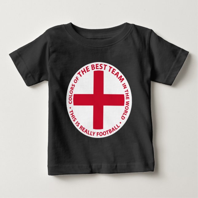 England - Inglaterra Art Shield Baby T-Shirt (Front)