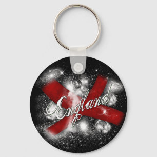 England Keyring, English St. George's Cross Key Ring