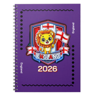England Kids Notebook