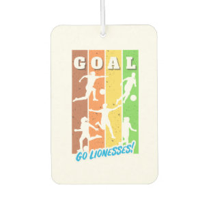 ENGLAND LIONESSES FOOTBALL TEAM CAR AIR FRESHENER