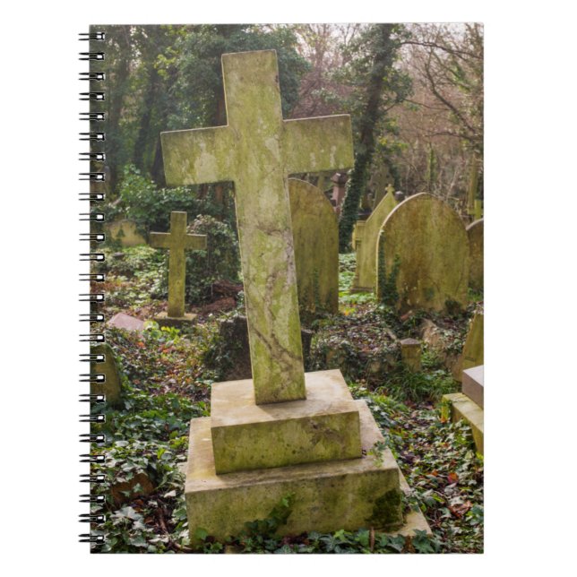 England, London, Highgate Cemetery, gravesite Notebook (Front)