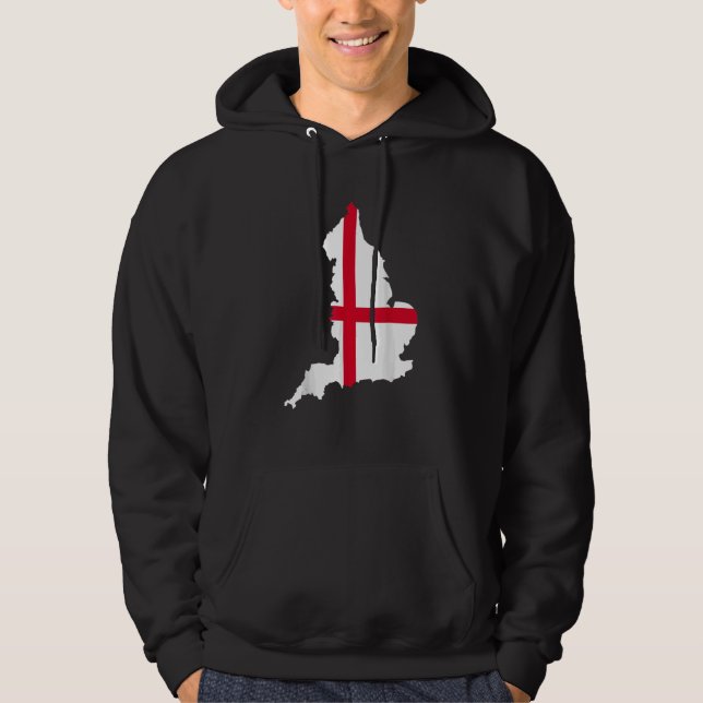 England map flag   hoodie (Front)