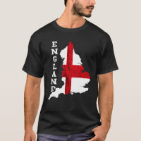 England Map St George's Cross English Flag English