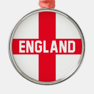 England Metal Ornament
