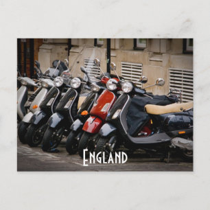 England Motorbike Postcard