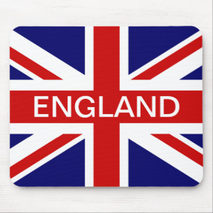 England mouse pad with British union jack flag