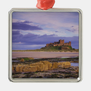 England, Northumberland, Bamburgh Castle Metal Ornament