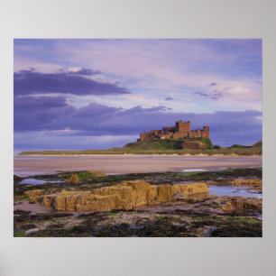 England, Northumberland, Bamburgh Castle Poster