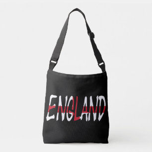 England overlaid on English Flag cbbcnt Crossbody Bag