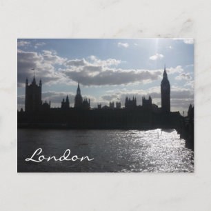 england parliament sun postcard