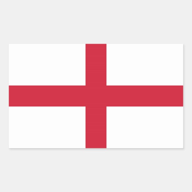 ENGLAND RECTANGULAR STICKER (Front)