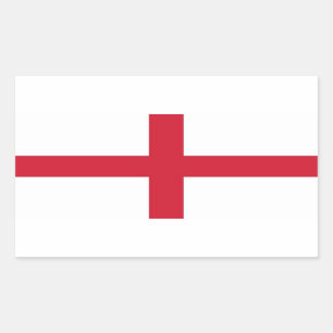 ENGLAND RECTANGULAR STICKER