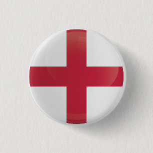 England  Round Icon Flag 3 Cm Round Badge