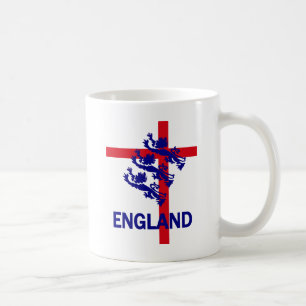England Royal standard and St George cross Coffee Mug