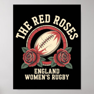 England Rugby English Flag Rugby England Women The Poster