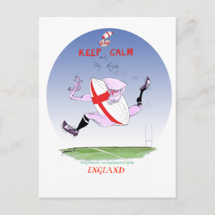 england rugby, tony fernandes postcard