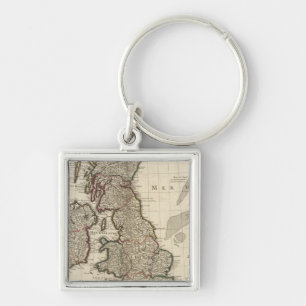 England, Scotland, Europe Key Ring