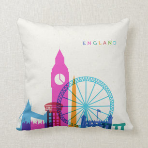 England Skyline Cushion