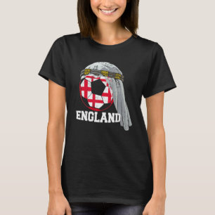 ENGLAND Soccer 2022 Englad Flag Ball Arab Keffiyeh T-Shirt