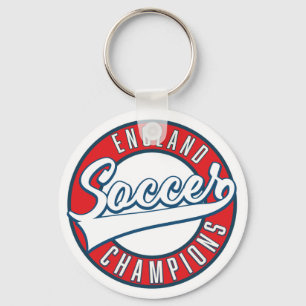 England Soccer Champions logo Key Ring
