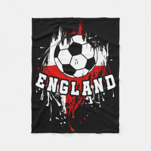 England Soccer English Footll England Futbol Fleece Blanket