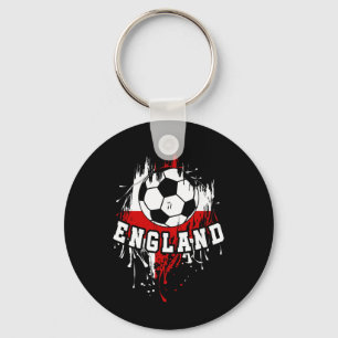 England Soccer English Footll England Futbol Key Ring