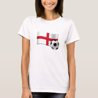 England soccer flag and ball T-Shirt