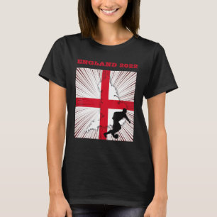 England Soccer flag ball english Team Football 20 T-Shirt