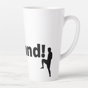 England soccer  latte mug
