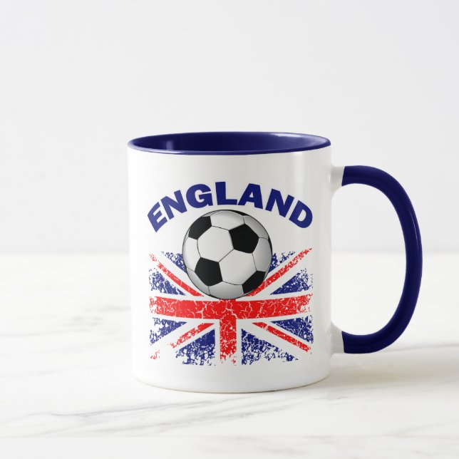ENGLAND SOCCER MUG (Right)