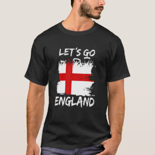 England Soccer Team Fan Football Let's Go England  T-Shirt
