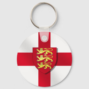 England Soccer Three Lions St. Geroge's flag gifts Key Ring