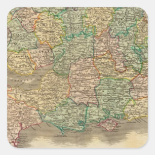 England, south square sticker
